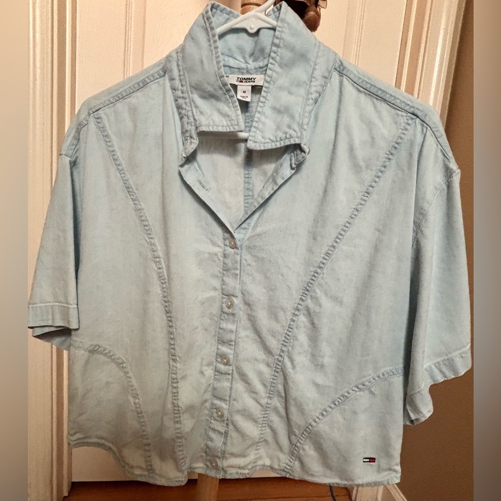 Tommy Hilfiger Denim Casual Light Blue Top